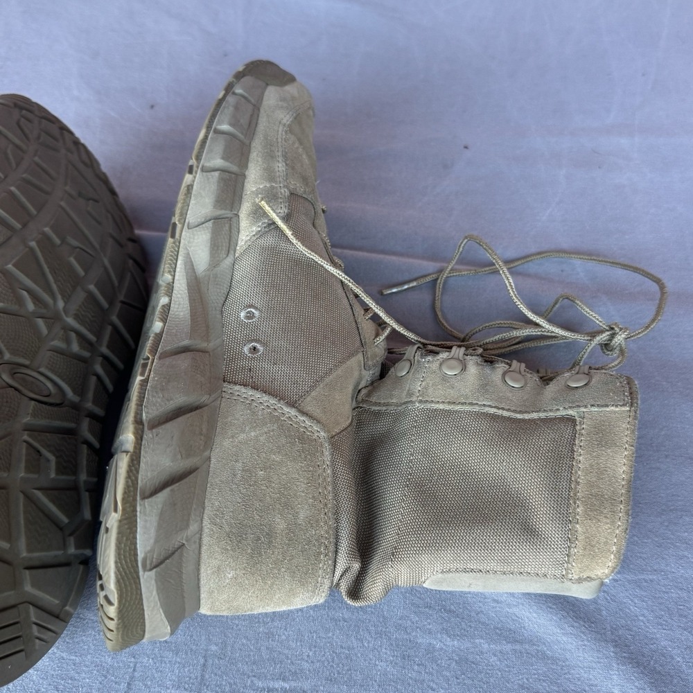 Size 11 - Oakley Boots Mens Beige Suede Combat Tactical Military 11188-889 - Picture 8 of 9